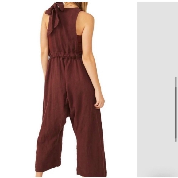 free people jumpsuit C rum raisin - Picture 11 of 16